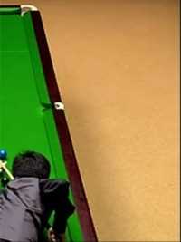 丁俊晖巅峰时期有多强，一杆极限斯诺克，让亨德利解球解到嘴歪 #台球